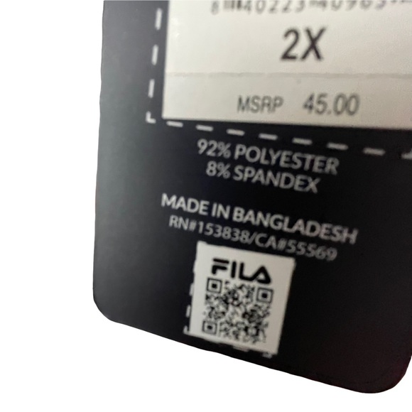 Fila sleepwear set size 2X - Picture 6 of 14